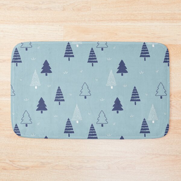 Item preview, Blue Pine Tree Pattern designed and sold by Megs Lang.