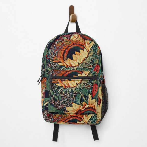 Item preview, Painterly botanical sunflowers designed and sold by Susan Gallup.