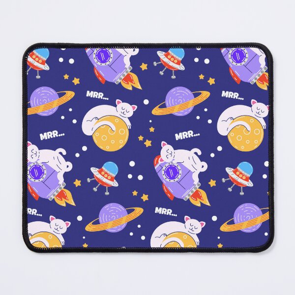 Item preview, Pattern with cute sleeping cats in space. designed and sold by Yaaaaay.