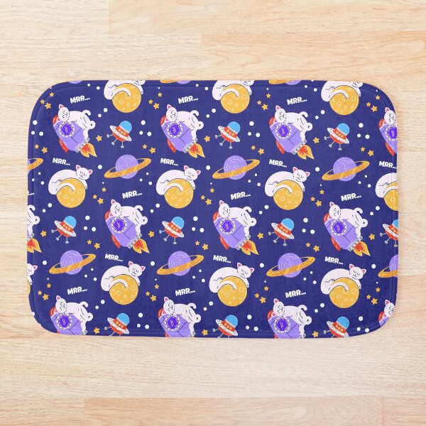 Aperçu de l'œuvre Modèle avec de jolis chats endormis dans l'espace. créée et vendue par Yaaaaay.