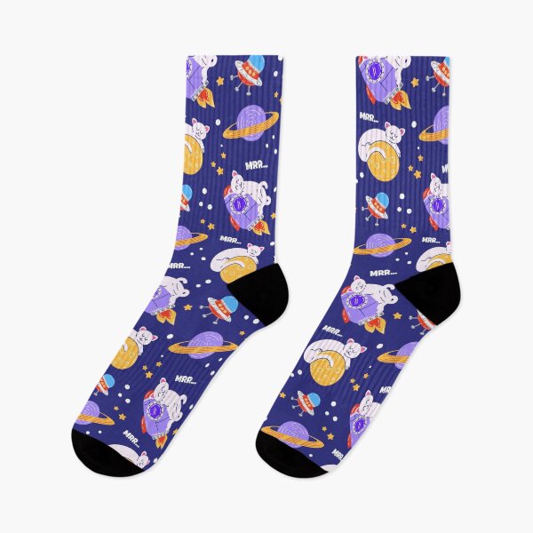 Item preview, Pattern with cute sleeping cats in space. designed and sold by Yaaaaay.