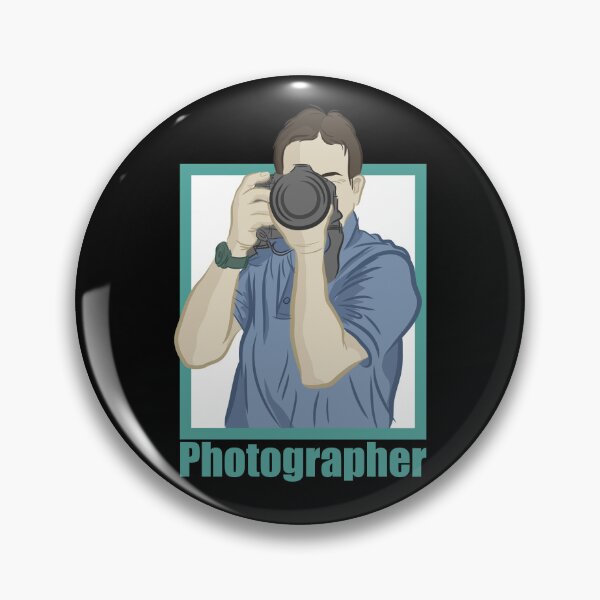 Item preview, Line Art Drawing of A Photographer designed and sold by CJansuebsri.