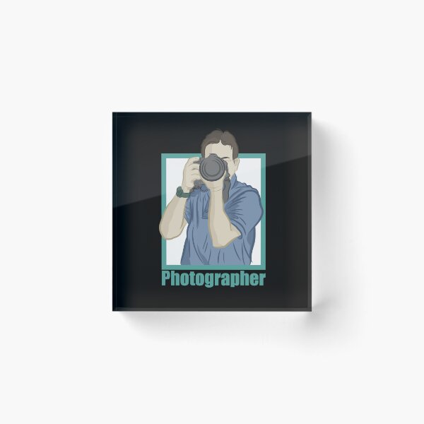 Item preview, Line Art Drawing of A Photographer designed and sold by CJansuebsri.