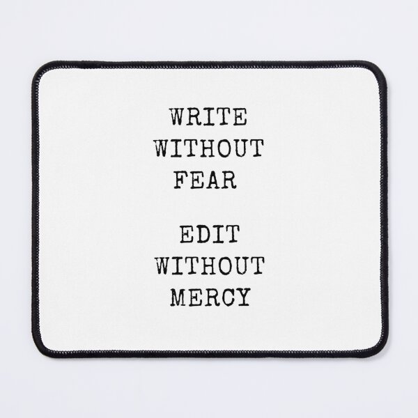 Item preview, Write Without Fear, Edit Without Mercy designed and sold by TheBookishLife.