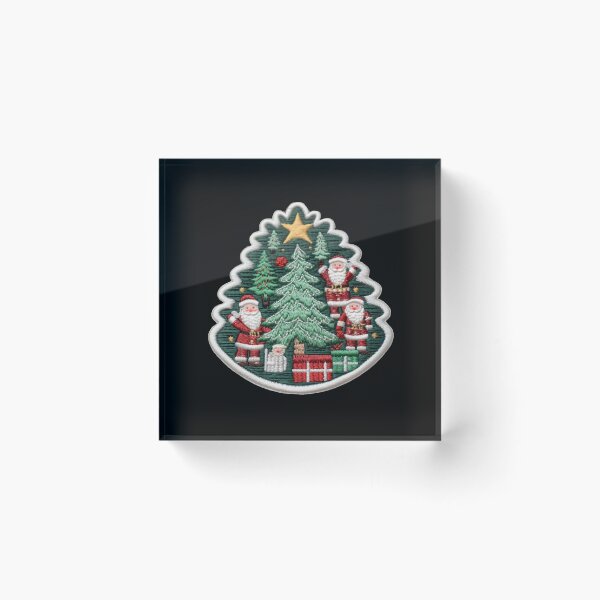 Item preview, Christmas Designs - Colorful Santa Clauses - Stripe Style designed and sold by Master-Print.