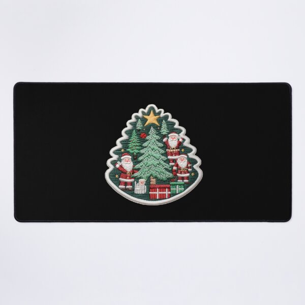 Item preview, Christmas Designs - Colorful Santa Clauses - Stripe Style designed and sold by Master-Print.