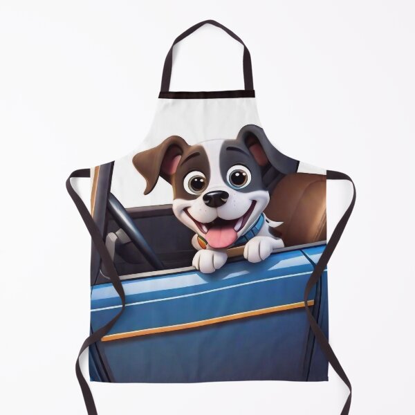 Item preview, Cartoon dog driving a car designed and sold by m-y-A-I-A-R-T-.