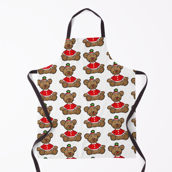 Item preview, cute brown Christmas teddy bear designed and sold by CuteCartoon.