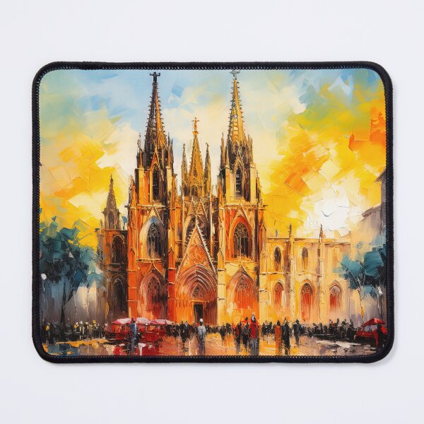 Item preview, Barcelona, Cathedral of the Holy Cross and Saint Eulalia designed and sold by AM FineArtPrints.