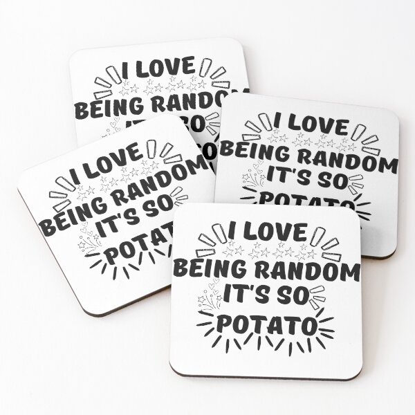 Item preview, Funny Random, I Love Being Random, Random and Proud, It's So Potato, Crazy Mad Essential humor T-Shirt  designed and sold by Alaminee.