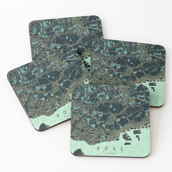 Item preview, Kobe City Map of Hyogo, Japan - Summer designed and sold by deMAP.