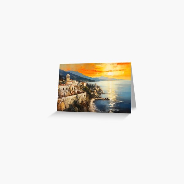 Item preview, Amalfi Coast, Italian Panorama designed and sold by AM FineArtPrints.
