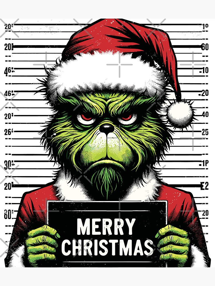 Merry Whatever! - Christmas Grinch  Sticker for Sale by SmokeyxDesigns