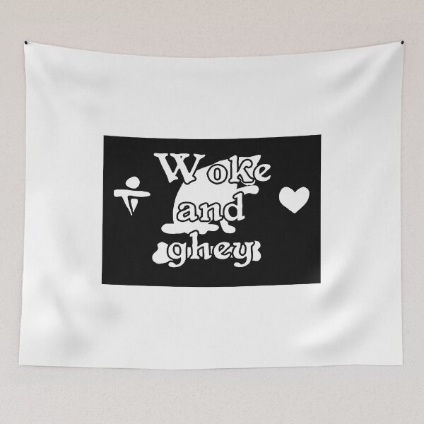 Item preview, Woke and ghey designed and sold by ramsaybaggins.
