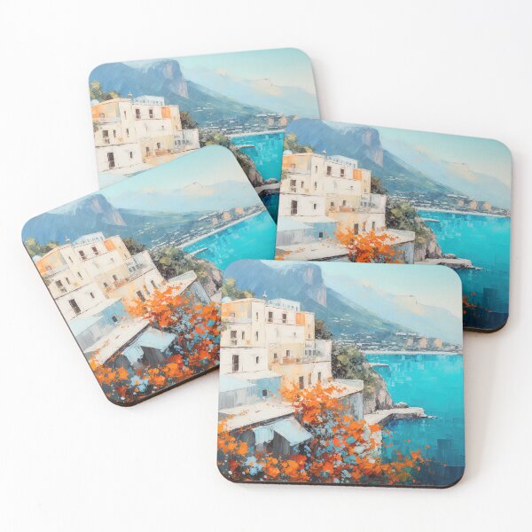 Item preview, Amalfi Coast, Italian Panorama designed and sold by AM FineArtPrints.