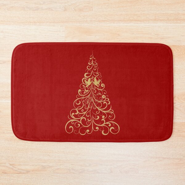 Item preview, Elegant Golden Merry Christmas Tree designed and sold by LionessLove.