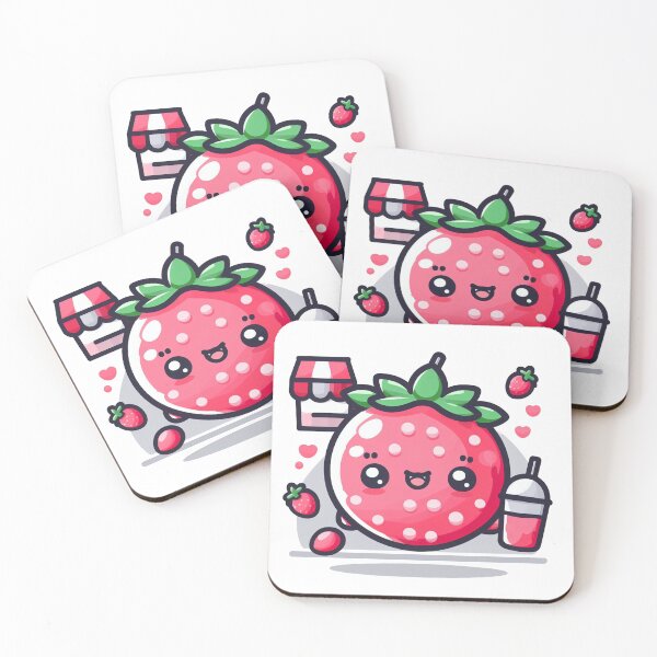 Item preview, Strawberry shortcake boba accessories  designed and sold by SaraDatCool.