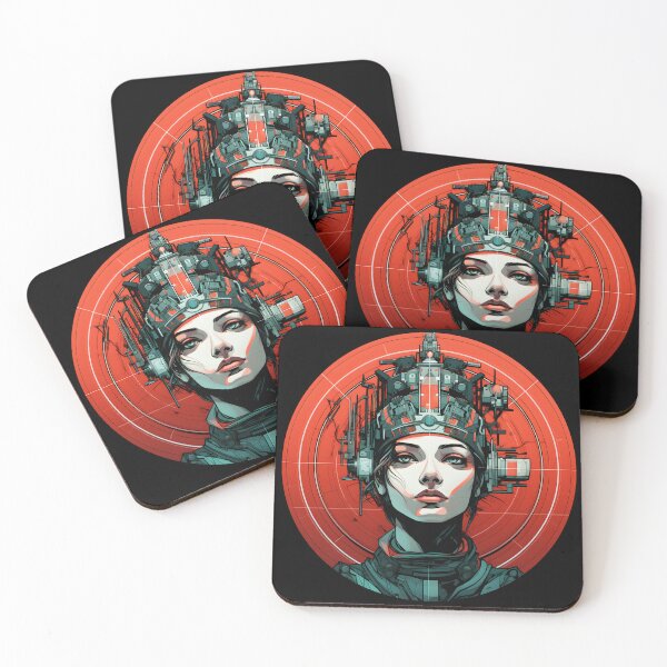 Item preview, AI Art | Cyber Woman #03 designed and sold by Fractal-Graphic.