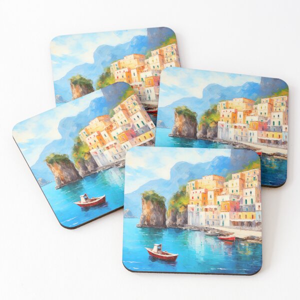 Item preview, Amalfi Coast, Italian Panorama designed and sold by AM FineArtPrints.