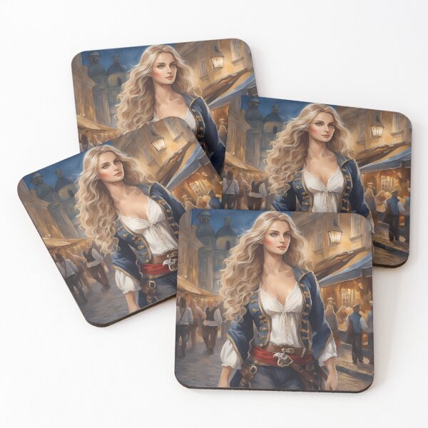 Item preview, Pirate Woman: The Legacy of Anne Bonny, Digital Art in Tribute to a Famous Pirate designed and sold by Artedig.
