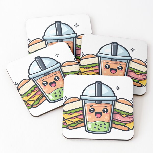 Item preview, sandwich and bubble tea lunch break designed and sold by SaraDatCool.