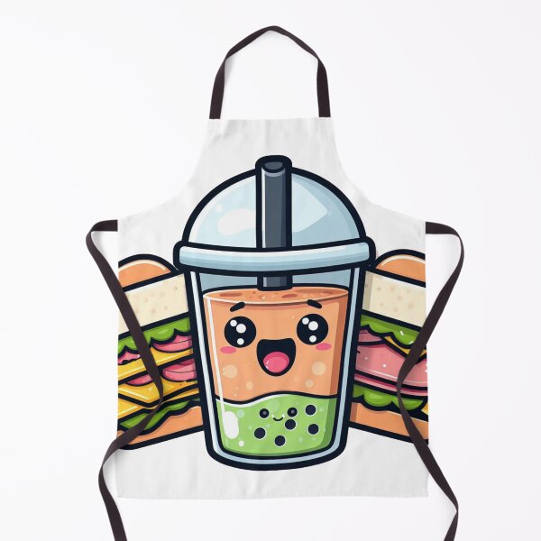 Item preview, sandwich and bubble tea lunch break designed and sold by SaraDatCool.