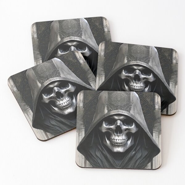 Item preview, Reaper Skull designed and sold by Psy-Dye-AI.