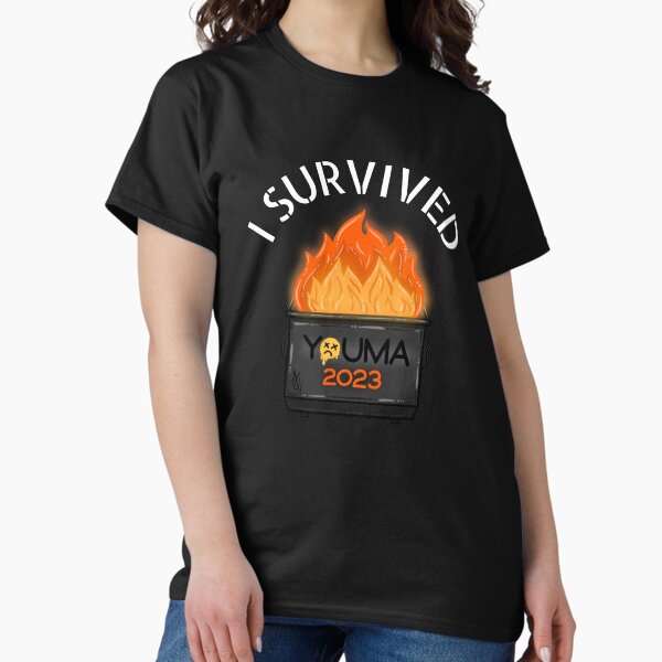 Item preview, I Survived Youma 2023 (White Text) designed and sold by AVermeerArt.