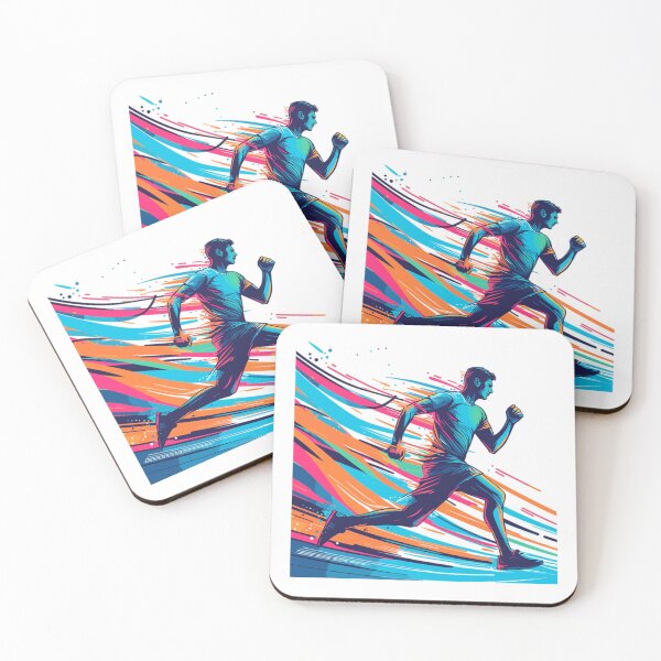 Item preview,  a man running vector design designed and sold by mjkunnil.