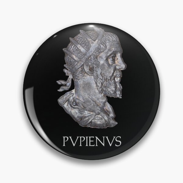 Item preview, Emperor Pupienus Coin Portrait with Name designed and sold by OptimoPrincipi Roman Coins.