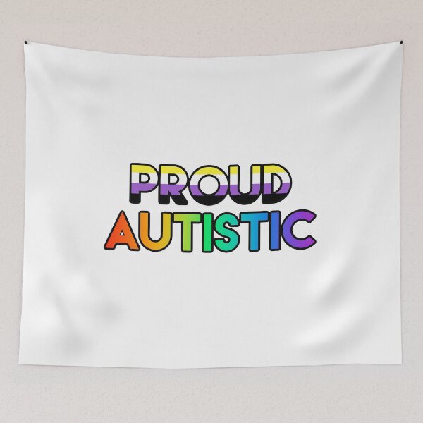 Item preview, Proud autistic - nonbinary designed and sold by ramsaybaggins.