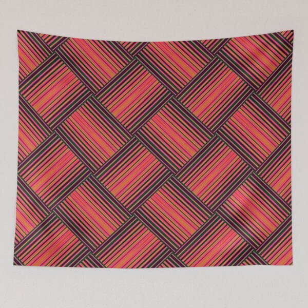 Item preview, Colorful Multicolor Diagonal Striped Design designed and sold by Allison King.