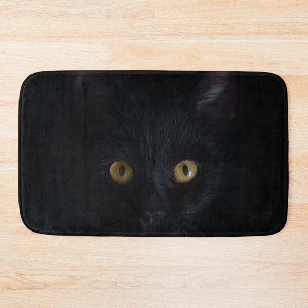 Item preview, Black cat yellow eyes designed and sold by KAY Artists.