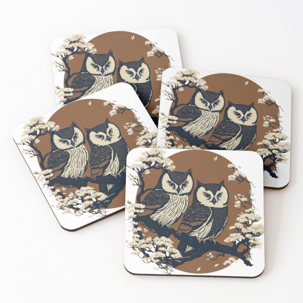 Item preview, two owls designed and sold by NameOne.