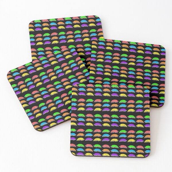 Item preview, Rainbow Pill Bugs (pattern black) designed and sold by 13mtm80-Designs.