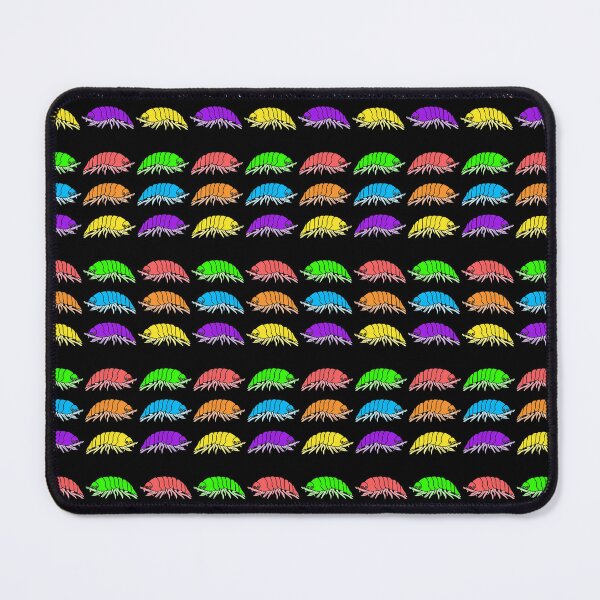 Item preview, Rainbow Pill Bugs (pattern black) designed and sold by 13mtm80-Designs.