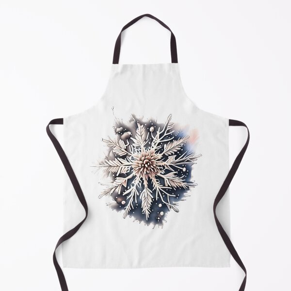 Item preview, Watercolor floral snowflake designed and sold by EdeniaArtStudio.