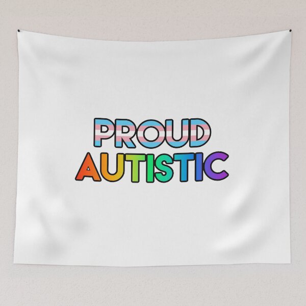 Item preview, Proud autistic - trans designed and sold by ramsaybaggins.