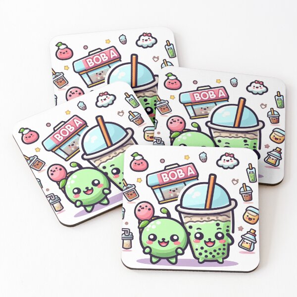 Item preview, Bubble tea party with a boba shop stickers and more designed and sold by SaraDatCool.