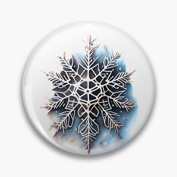 Item preview, Watercolor Flowers Snowflake Florall designed and sold by EdeniaArtStudio.