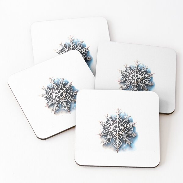 Item preview, Watercolor Flowers Snowflake Florall designed and sold by EdeniaArtStudio.