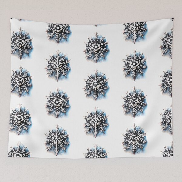 Item preview, Watercolor Flowers Snowflake Florall designed and sold by EdeniaArtStudio.
