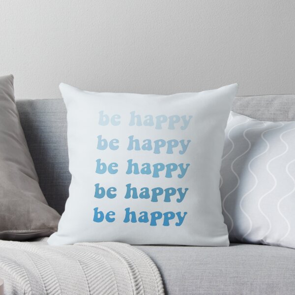 Item preview, Be Happy Preppy Text blue designed and sold by Evie H.