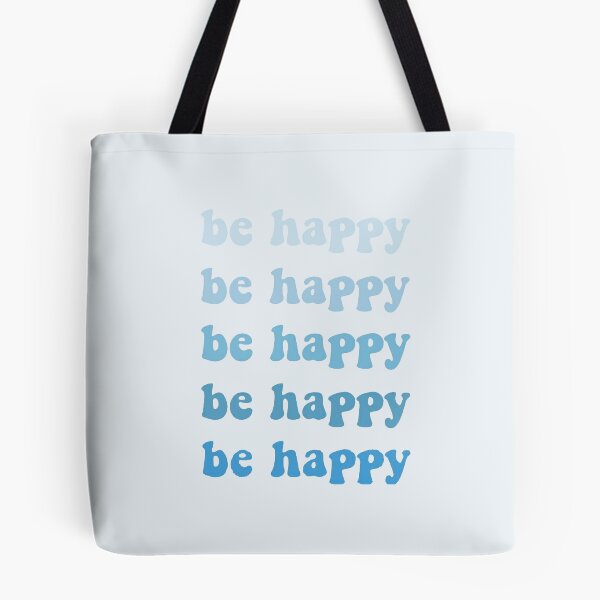 Item preview, Be Happy Preppy Text blue designed and sold by Evie H.