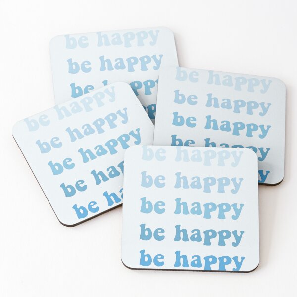 Item preview, Be Happy Preppy Text blue designed and sold by Evie H.