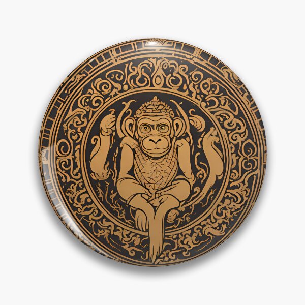 Item preview, “Yantra’s Simian Serenity” designed and sold by Art-Vortex-fr.