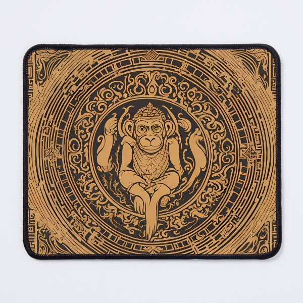 Item preview, “Yantra’s Simian Serenity” designed and sold by Art-Vortex-fr.