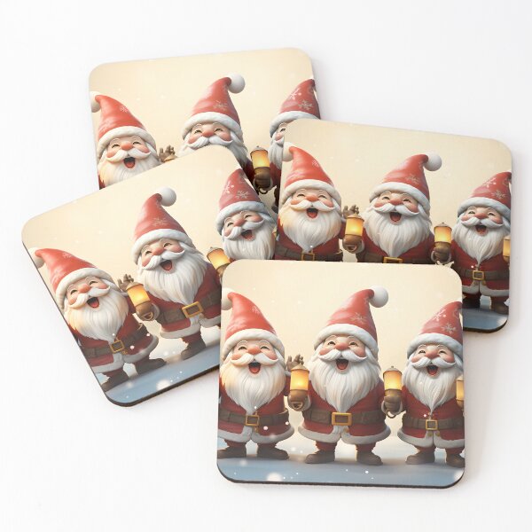 Item preview, Three Gnomes singing Christmas carols designed and sold by Miss-Lofi.
