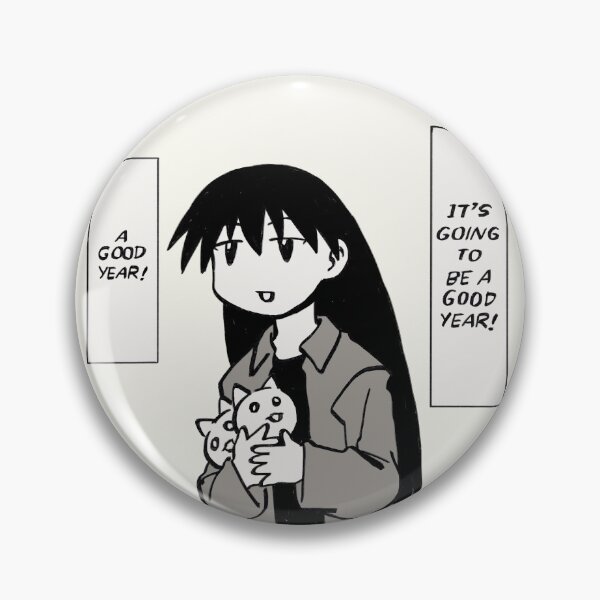 Item preview, I draw it's going to be a good year cat plushies sakaki / azumanga daioh manga speech bubble designed and sold by RansRoom.