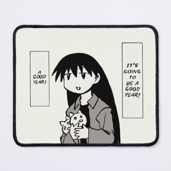 Item preview, I draw it's going to be a good year cat plushies sakaki / azumanga daioh manga speech bubble designed and sold by RansRoom.